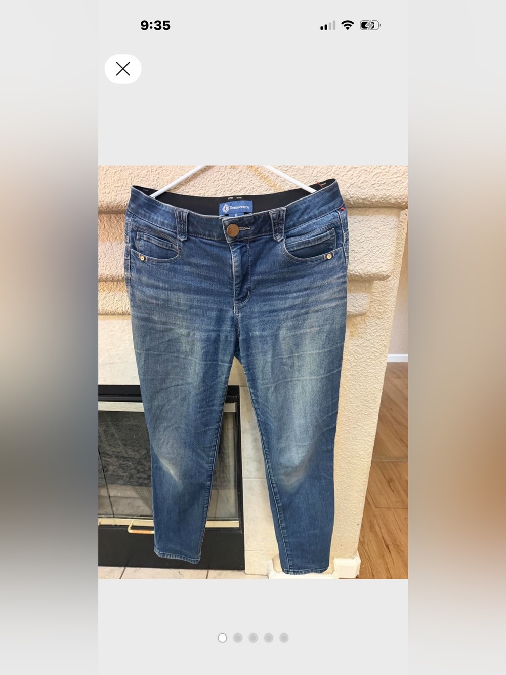 Democracy Women's Medium Blue Skinny Jeans